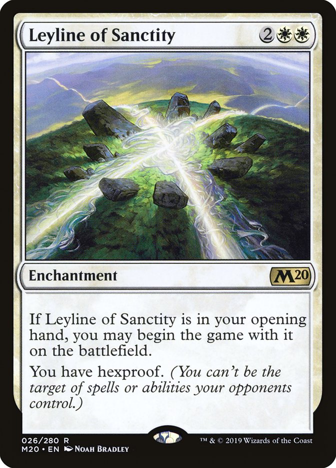 Leyline of Sanctity [Core Set 2020] | Tables and Towers