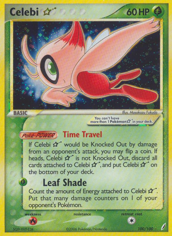 Celebi Star (100/100) [EX: Crystal Guardians] | Tables and Towers