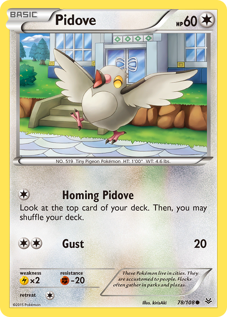 Pidove (78/108) [XY: Roaring Skies] | Tables and Towers