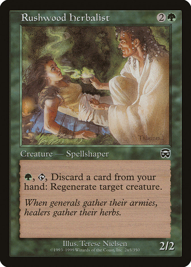 Rushwood Herbalist [Mercadian Masques] | Tables and Towers