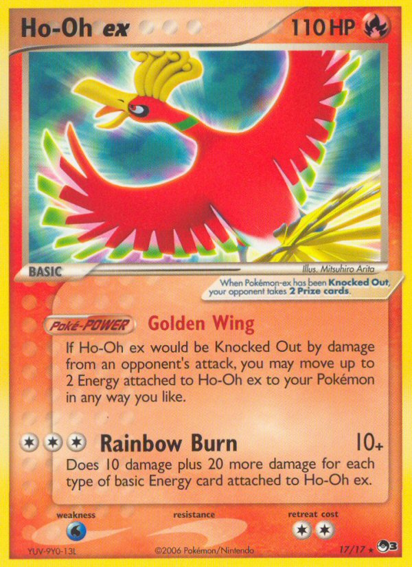 Ho-Oh ex (17/17) (Holo) [POP Series 3] | Tables and Towers