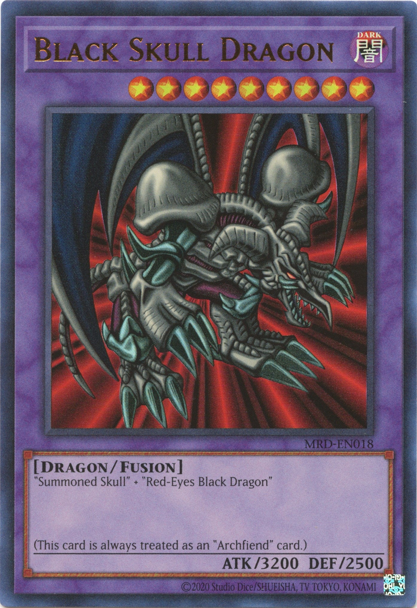 Black Skull Dragon (25th Anniversary) [MRD-EN018] Ultra Rare | Tables and Towers