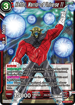 Kettol, Warrior of Universe 11 (BT14-025) [Cross Spirits] | Tables and Towers