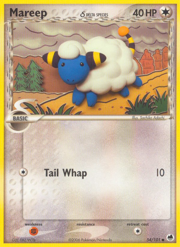 Mareep (54/101) (Delta Species) [EX: Dragon Frontiers] | Tables and Towers