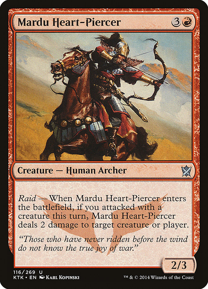 Mardu Heart-Piercer [Khans of Tarkir] | Tables and Towers