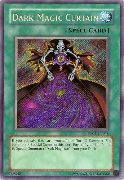 Dark Magic Curtain [PP01-EN008] Secret Rare | Tables and Towers