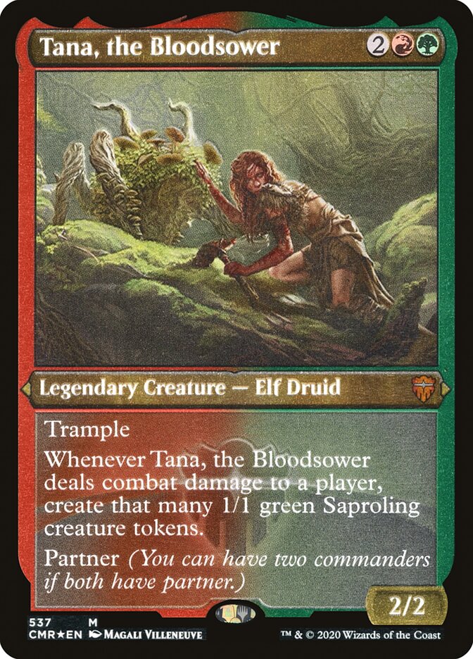 Tana, the Bloodsower (Etched) [Commander Legends] | Tables and Towers