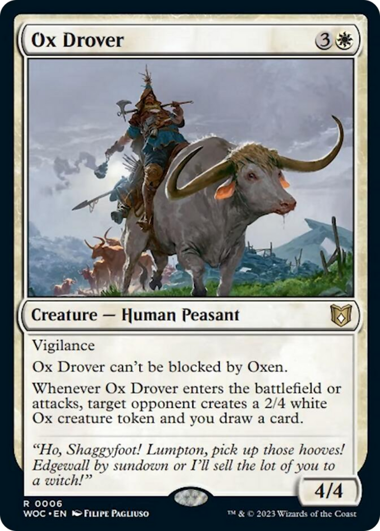 Ox Drover [Wilds of Eldraine Commander] | Tables and Towers