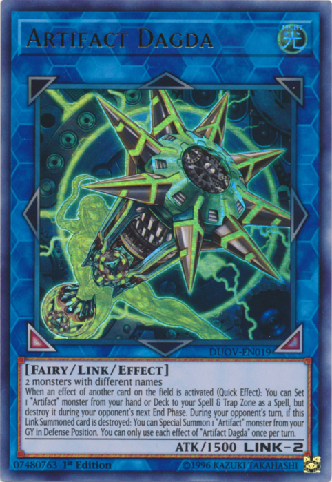 Artifact Dagda [DUOV-EN019] Ultra Rare | Tables and Towers