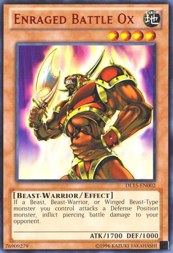 Enraged Battle Ox (Red) [DL15-EN002] Rare | Tables and Towers