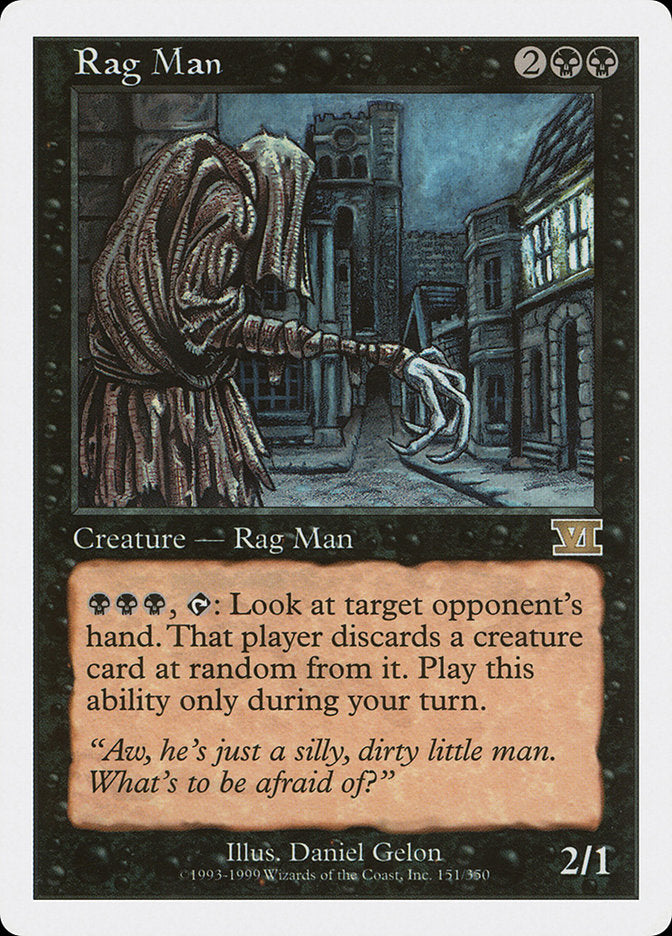 Rag Man [Classic Sixth Edition] | Tables and Towers