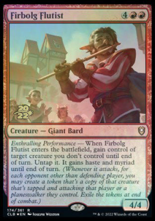 Firbolg Flutist [Commander Legends: Battle for Baldur's Gate Prerelease Promos] | Tables and Towers