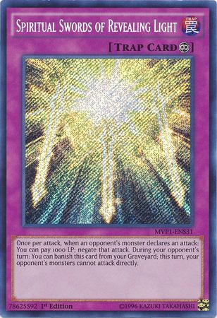 Spiritual Swords of Revealing Light [MVP1-ENS31] Secret Rare | Tables and Towers