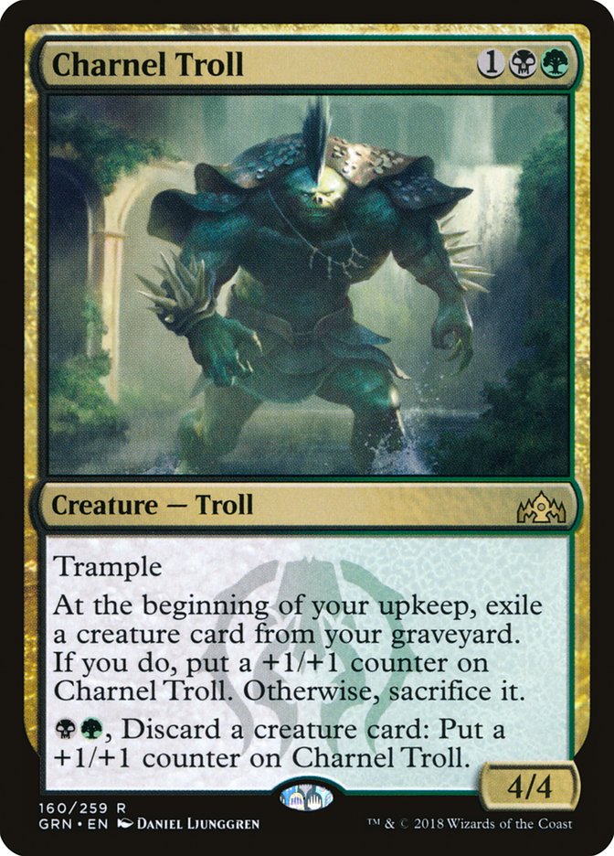 Charnel Troll [Guilds of Ravnica] | Tables and Towers