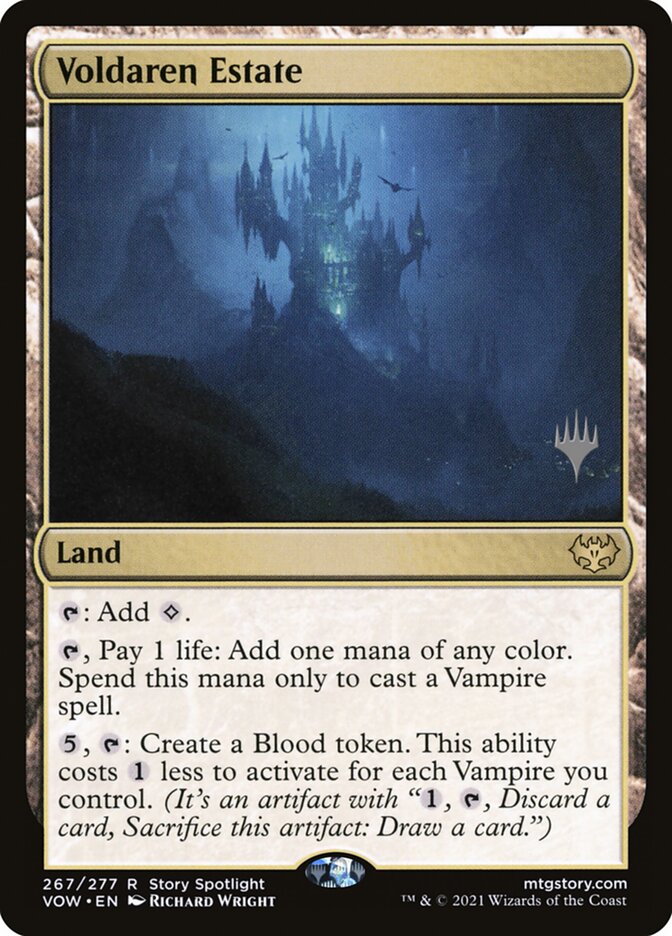 Voldaren Estate (Promo Pack) [Innistrad: Crimson Vow Promos] | Tables and Towers