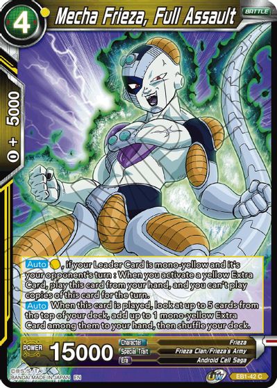 Mecha Frieza, Full Assault (EB1-42) [Battle Evolution Booster] | Tables and Towers