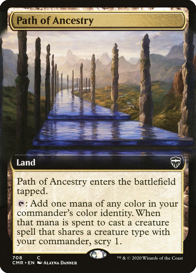 Path of Ancestry (Extended Art) [Commander Legends] | Tables and Towers