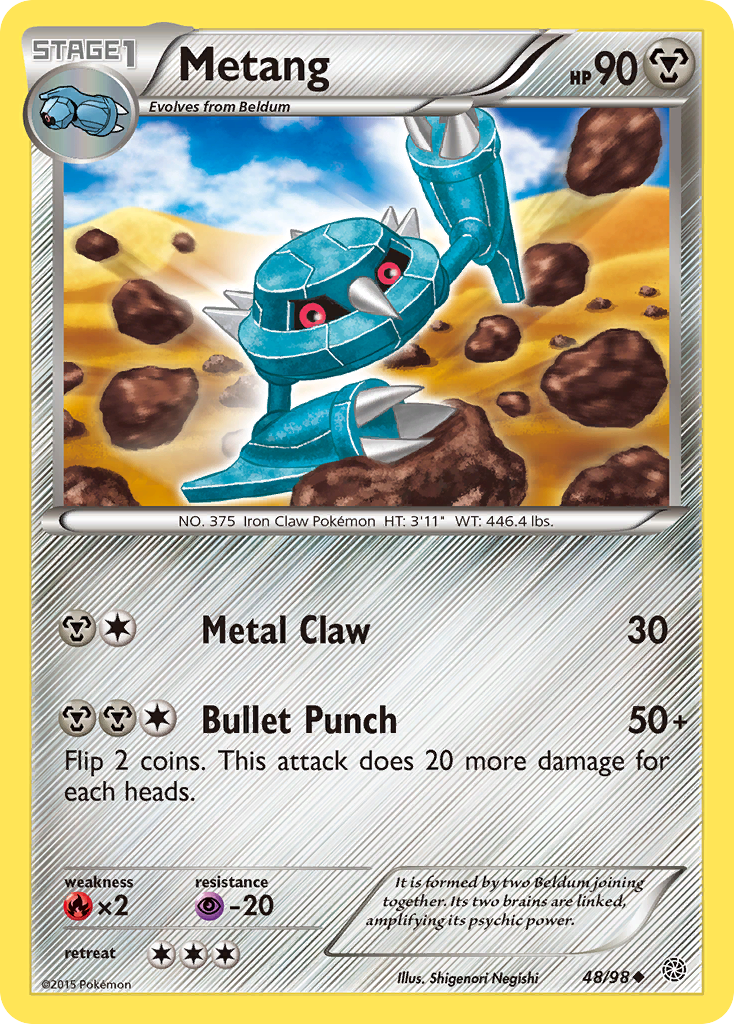 Metang (48/98) [XY: Ancient Origins] | Tables and Towers