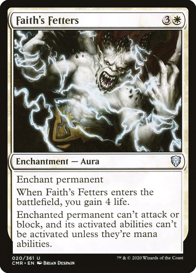 Faith's Fetters [Commander Legends] | Tables and Towers