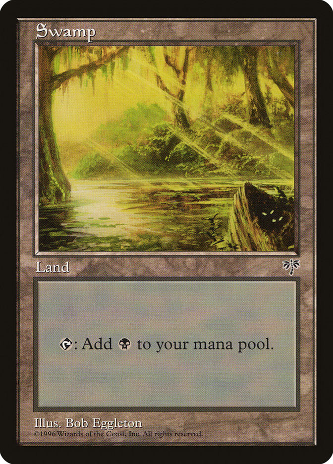 Swamp (Two Sets of Eyes Bottom Right) [Mirage] | Tables and Towers