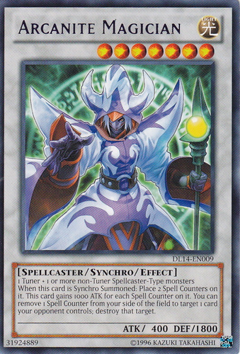 Arcanite Magician (Blue) [DL14-EN009] Rare | Tables and Towers