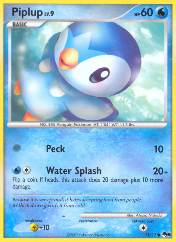 Piplup (15/17) [POP Series 6] | Tables and Towers