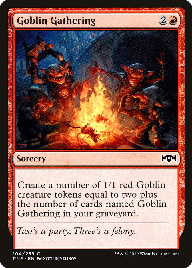 Goblin Gathering [Ravnica Allegiance] | Tables and Towers