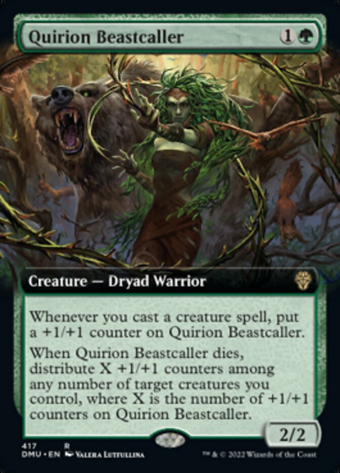 Quirion Beastcaller (Extended Art) [Dominaria United] | Tables and Towers