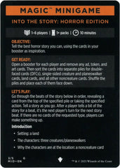 Into the Story: Horror Edition (Magic Minigame) [Innistrad: Midnight Hunt Minigame] | Tables and Towers