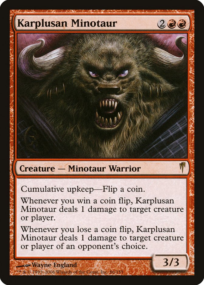Karplusan Minotaur [Coldsnap] | Tables and Towers