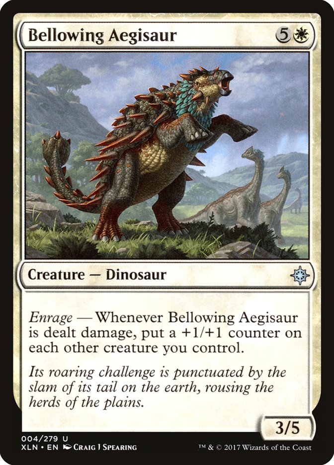 Bellowing Aegisaur [Ixalan] | Tables and Towers