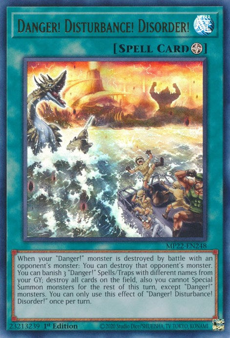 Danger! Disturbance! Disorder! [MP22-EN248] Ultra Rare | Tables and Towers