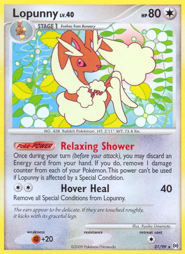 Lopunny (21/99) [Platinum: Arceus] | Tables and Towers