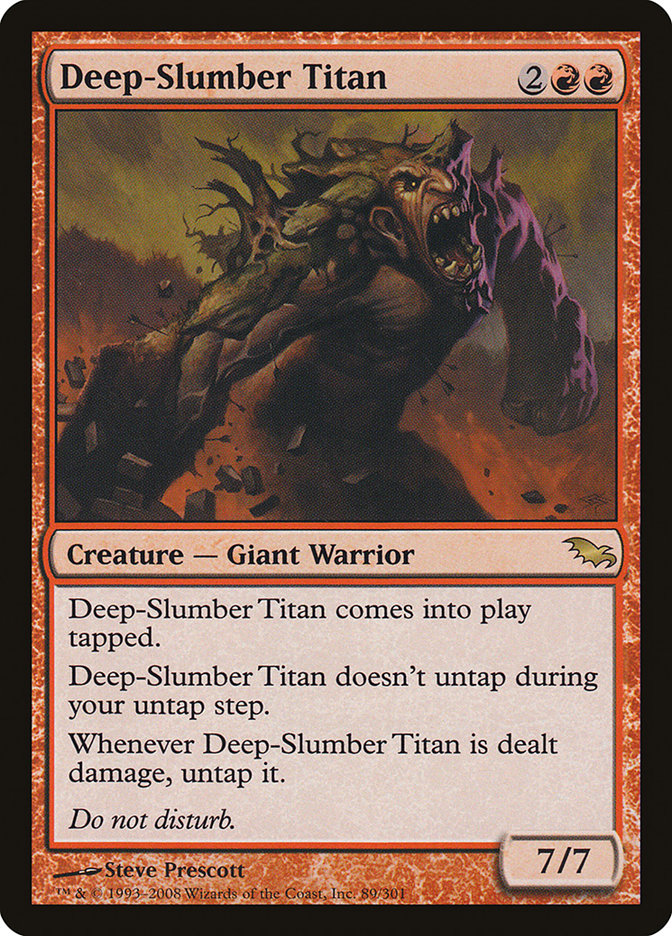 Deep-Slumber Titan [Shadowmoor] | Tables and Towers