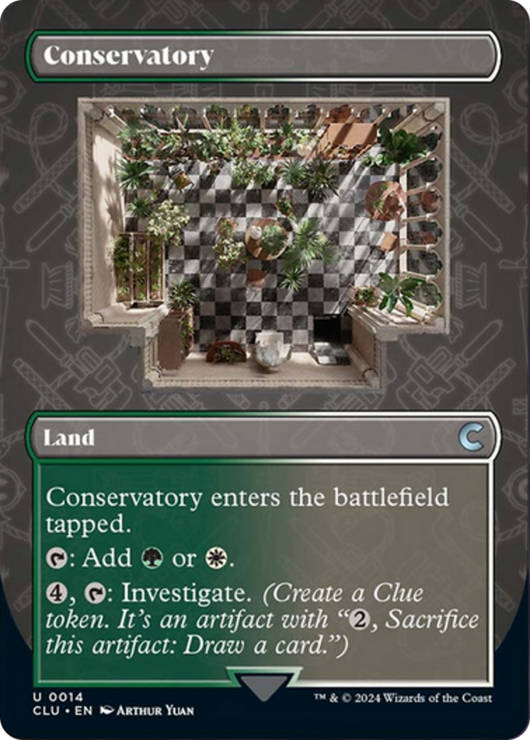 Conservatory (Borderless) [Ravnica: Clue Edition] | Tables and Towers