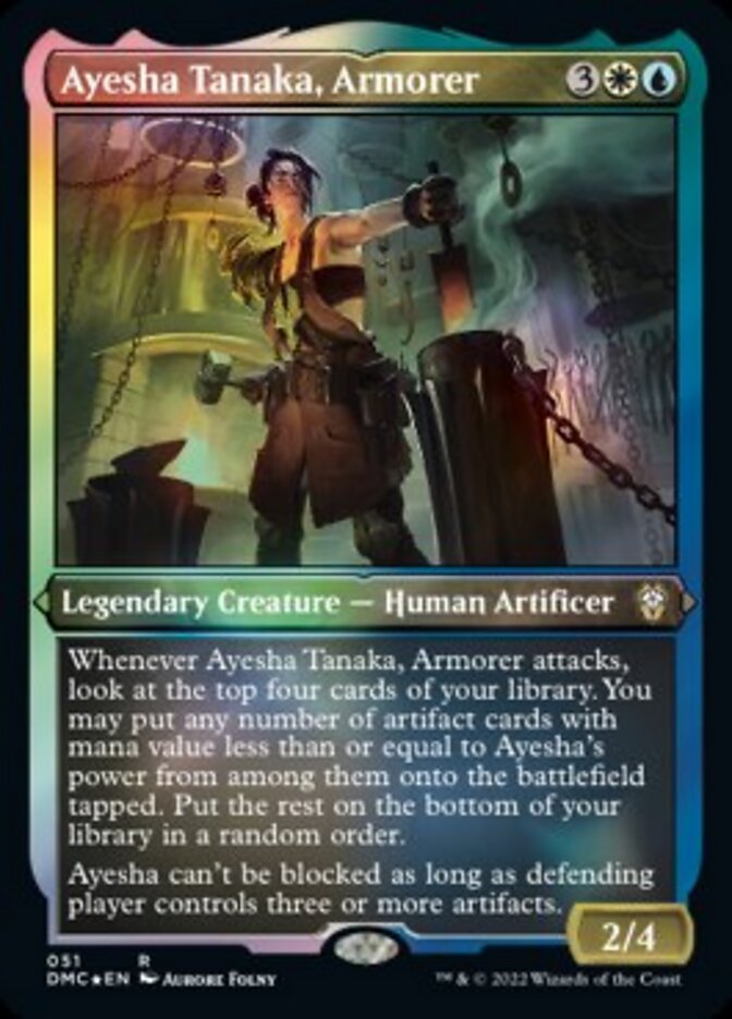 Ayesha Tanaka, Armorer (Foil Etched) [Dominaria United Commander] | Tables and Towers