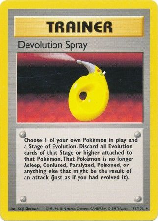 Devolution Spray (72/102) [Base Set Unlimited] | Tables and Towers