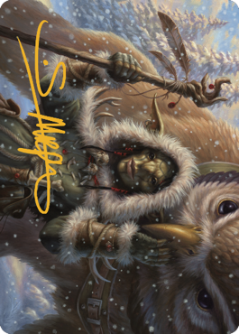 Owlbear Shepherd Art Card (Gold-Stamped Signature) [Commander Legends: Battle for Baldur's Gate Art Series] | Tables and Towers