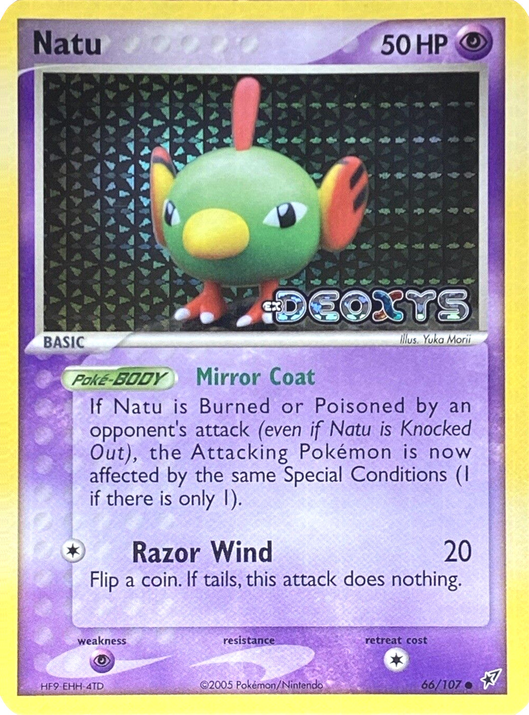 Natu (66/107) (Stamped) [EX: Deoxys] | Tables and Towers