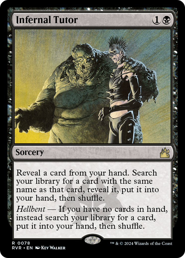 Infernal Tutor [Ravnica Remastered] | Tables and Towers
