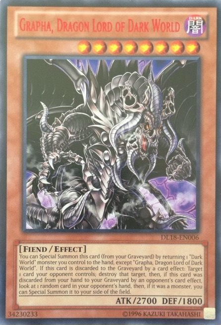 Grapha, Dragon Lord of Dark World (Red) [DL18-EN006] Rare | Tables and Towers