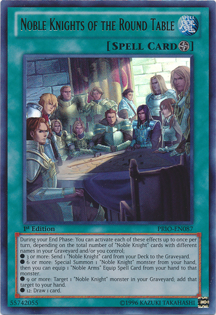 Noble Knights of the Round Table [PRIO-EN087] Ultra Rare | Tables and Towers