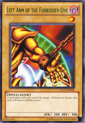 Left Arm of the Forbidden One (Green) [DL11-EN005] Rare | Tables and Towers