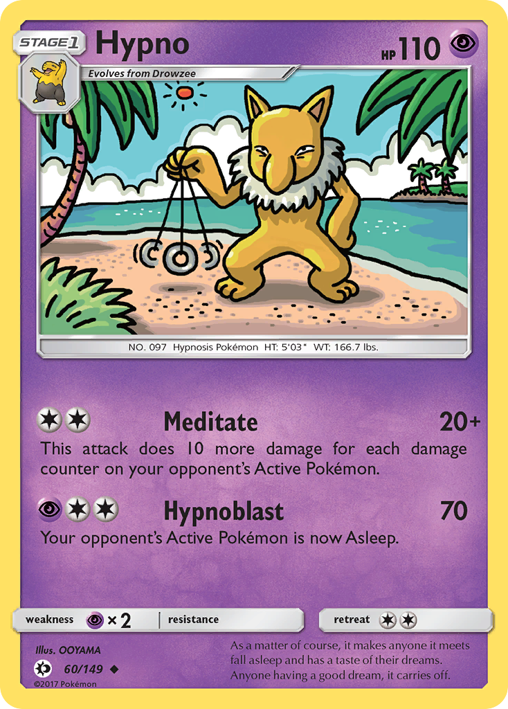 Hypno (60/149) [Sun & Moon: Base Set] | Tables and Towers