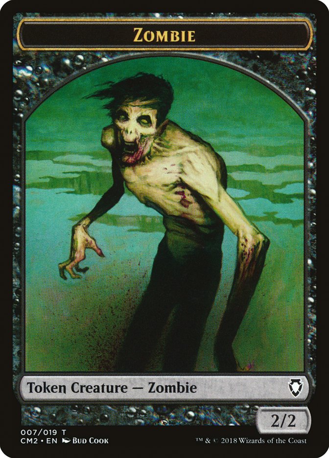 Zombie Token [Commander Anthology Volume II Tokens] | Tables and Towers