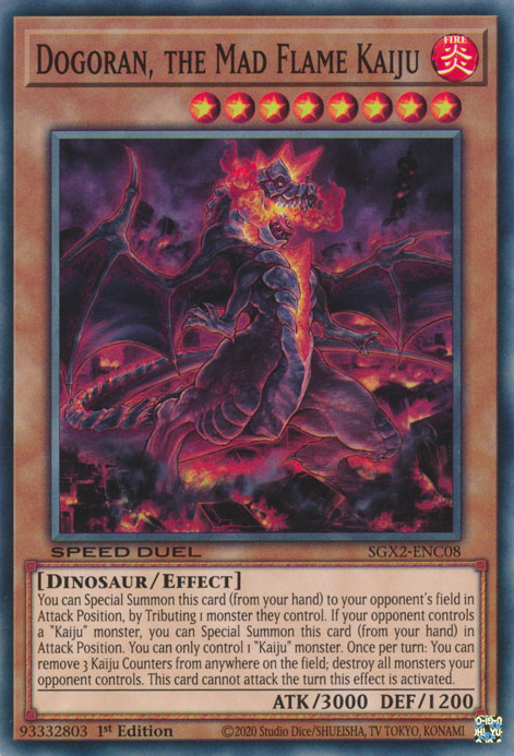 Dogoran, the Mad Flame Kaiju [SGX2-ENC08] Common | Tables and Towers