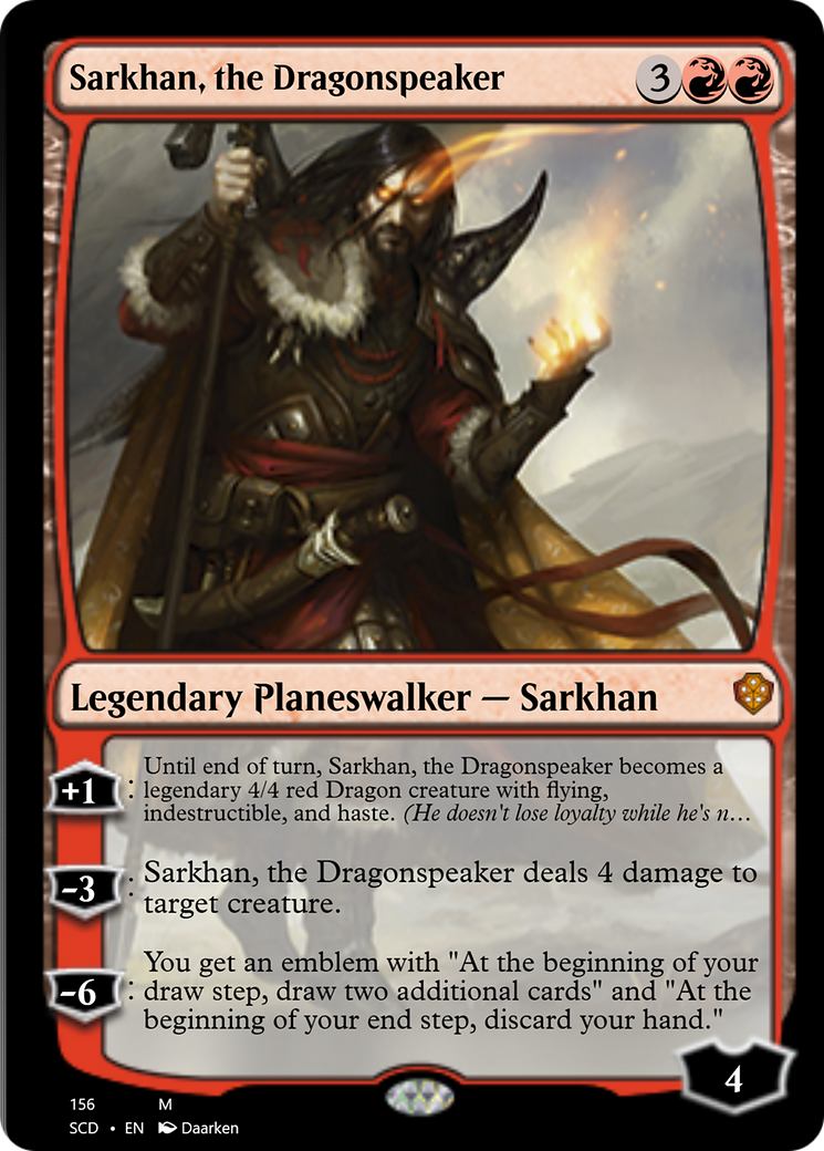 Sarkhan, the Dragonspeaker [Starter Commander Decks] | Tables and Towers