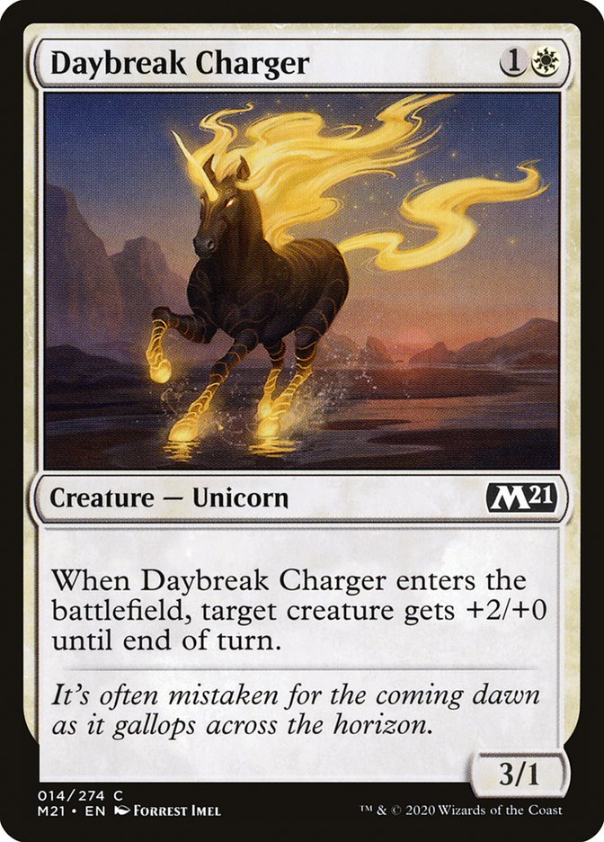 Daybreak Charger [Core Set 2021] | Tables and Towers