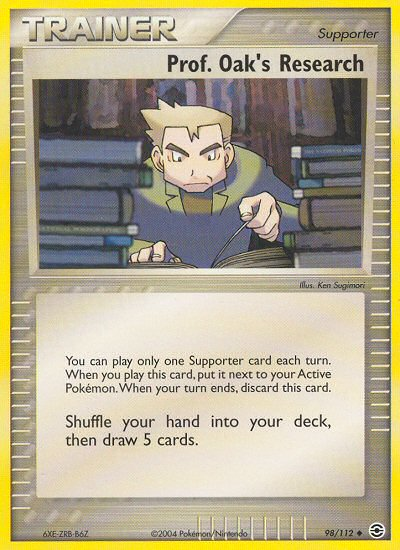 Prof. Oak's Research (98/112) [EX: FireRed & LeafGreen] | Tables and Towers