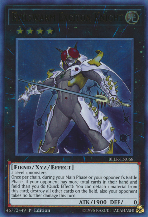 Evilswarm Exciton Knight [BLLR-EN068] Ultra Rare | Tables and Towers